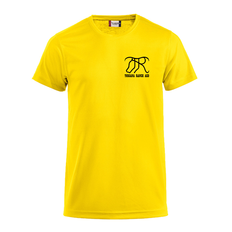 T- Shirt Ranch giallo – Sporting Shop